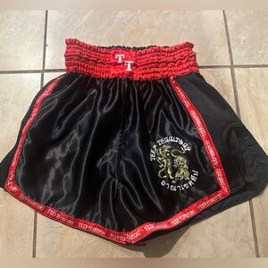 Red and Black Teep Territory Shorts Size L